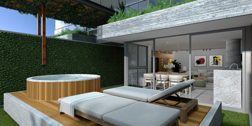 101 - Deck Externo com SPA - Direita